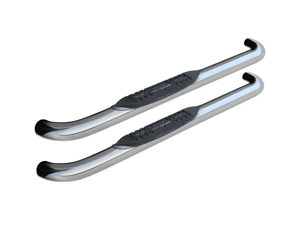 Raptor Series 3" Polished Round Nerf Bar Steps Jeep Wrangler 4-Door 2005-2006 - 0108-0593