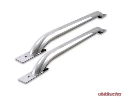 Raptor Series 1.9" Polished Round Bed Rails Toyota Tundra | T100 | T150 8ft Long Bed 1999-2006 - 0204-0163