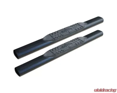Raptor Series 5" Black E-Coated Alloy Steel Oval Steps Toyota Tundra Regular Cab 2007-2017 - 0804-0091B