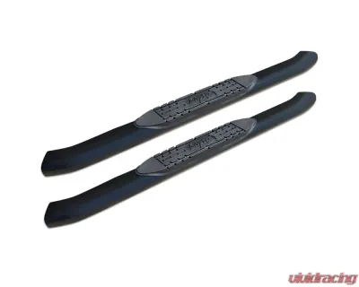 Raptor Series 4" OE Style Curved Black E-Coated Alloy Steel Oval Steps Ford F-150 Regular Cab 2004-2014 - 1503-0145B
