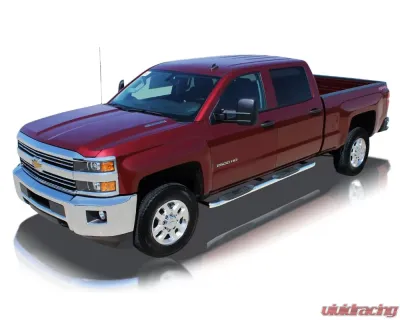 Raptor Series 4" OE Style Curved Polished Oval Steps Chevrolet Colorado | GMC Canyon Extended Cab 2015-2022 - 1501-0626