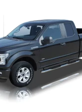 Raptor Series 4" OE Style Curved Polished Oval Steps Chevrolet Colorado | GMC Canyon Extended Cab 2015-2022                                     - 1501-0626 - Image 5