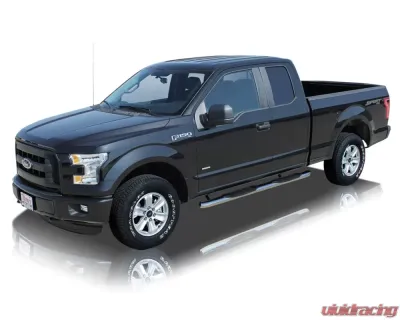 Raptor Series 4" OE Style Curved Polished Oval Steps Chevrolet Colorado | GMC Canyon Extended Cab 2015-2022 - 1501-0626