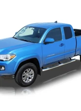 Raptor Series 4" OE Style Curved Polished Oval Steps Chevrolet Colorado | GMC Canyon Extended Cab 2015-2022                                     - 1501-0626 - Image 6