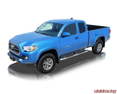 Raptor Series 4" OE Style Curved Polished Oval Steps Chevrolet Colorado | GMC Canyon Extended Cab 2015-2022 - 1501-0626