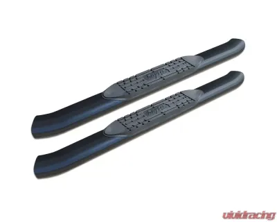 Raptor Series 5" OE Style Curved Black E-Coated Alloy Steel Oval Steps Ford F-150 Regular Cab 2004-2014 - 1603-0135B