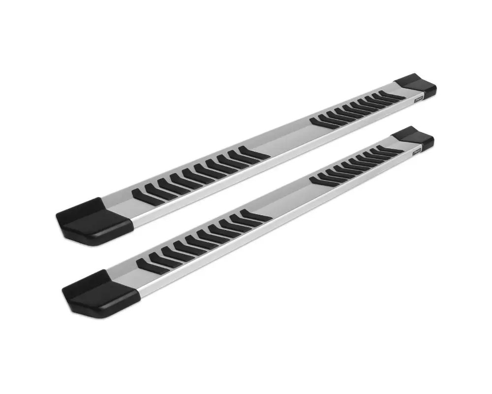 Raptor Series 6" OEM Style Brushed Slide Track Running Boards Dodge Ram 1500 | 2500 | 3500 Crew Cab 2009-2023 - 1702-0062