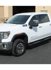 Raptor Series 6" Black Textured Aluminum OEM Style Slide Track Running Boards Dodge Ram 1500 Classic Quad | Extended Cab 2009-2023                                     - 1702-0051BT - Image 4