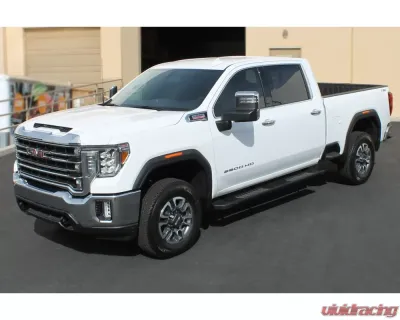 Raptor Series 6" Black Textured Aluminum OEM Style Slide Track Running Boards Dodge Ram 1500 Classic Quad | Extended Cab 2009-2023 - 1702-0051BT