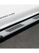Raptor Series 6" OEM Style Brushed Slide Track Running Boards Chevrolet Silverado | GMC Sierra HD Crew Cab 2019-2025                                     - 1701-0052 - Image 5