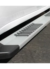 Raptor Series 6" OEM Style Brushed Slide Track Running Boards Chevrolet Silverado | GMC Sierra HD Crew Cab 2019-2025                                     - 1701-0052 - Image 6