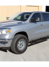 Raptor Series 6" Black Textured Aluminum OEM Style Slide Track Running Boards Dodge Ram 1500 Classic Quad | Extended Cab 2009-2023                                     - 1702-0051BT - Image 5
