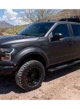 Raptor Series 6" Black Textured Aluminum OEM Style Slide Track Running Boards Dodge Ram 1500 Classic Quad | Extended Cab 2009-2023                                     - 1702-0051BT - Image 6