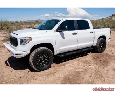 Raptor Series 6" Black Textured Aluminum OEM Style Slide Track Running Boards Dodge Ram 1500 Classic Quad | Extended Cab 2009-2023 - 1702-0051BT