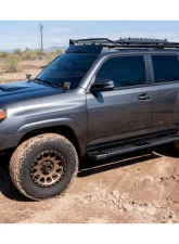 Raptor Series 6" Black Textured Aluminum OEM Style Slide Track Running Boards Dodge Ram 1500 Classic Quad | Extended Cab 2009-2023                                     - 1702-0051BT - Image 8