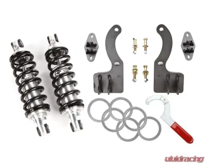 Aldan American Rear Set. Single Adj. 500 lbs. Springs Coil-Over Kit Chevrolet C4 Corvette 1988-1996 - 300225