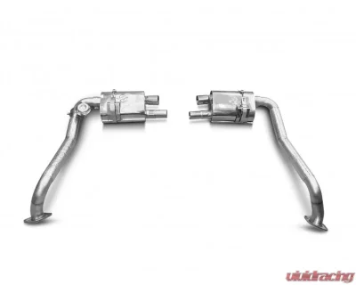 Tubi Style Exhaust Kit w/ Pneumatic Valve Porsche 718 Boxster | Cayman 2017-2021 - TSPOBOXS16.001.AV