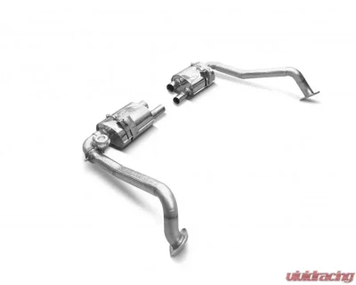 Tubi Style Exhaust Kit w/ Pneumatic Valve Porsche 718 Boxster | Cayman 2017-2021 - TSPOBOXS16.001.AV