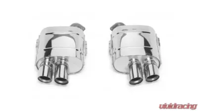 Tubi Style Stainless Steel Rear Mufflers Ferrari 550 Maranello | Barchetta 1998-2001 - 01069611000R