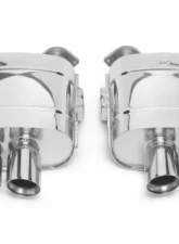Tubi Style Stainless Steel Muffler w/Exhaust Tips Ferrari 575M Maranello | Superamerica 2002-2006                                     - 01380211000R - Image 4