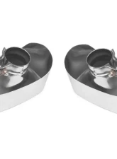 Tubi Style Oval End Tips Kit Porsche 997 Carrera 2005-2008                                     - 04100511027 - Image 2