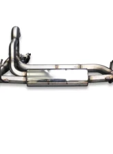 Tubi Style Quiet Exhaust w/Electric Valve Fiat Abarth 500 | 595 | 695 2008-2019                                     - TSAB500C08.050.VC - Image 3