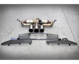 Tubi Style Central Exit Exhaust System w/EXCU & Grids Alfa Romeo 4C Coupe | 4C Spider 2013-2020