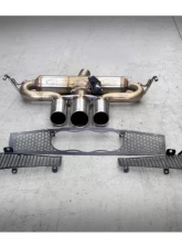 Tubi Style Central Exit Exhaust System w/EXCU & Grids Alfa Romeo 4C Coupe | 4C Spider 2013-2020                                     - TSALF4C13.050.VC - Image 8