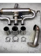 Tubi Style Central Exit Exhaust System w/EXCU & Grids Alfa Romeo 4C Coupe | 4C Spider 2013-2020                                     - TSALF4C13.050.VC - Image 4