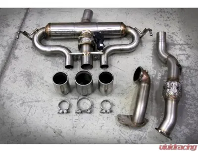 Tubi Style Central Exit Exhaust System w/EXCU & Grids Alfa Romeo 4C Coupe | 4C Spider 2013-2020 - TSALF4C13.050.VC