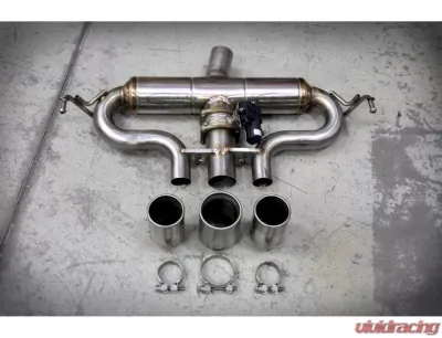 Tubi Style Central Exit Exhaust System w/EXCU & Grids Alfa Romeo 4C Coupe | 4C Spider 2013-2020 - TSALF4C13.050.VC
