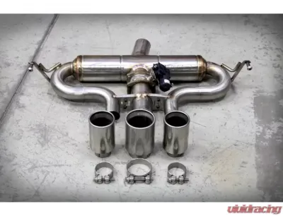 Tubi Style Central Exit Exhaust System w/EXCU & Grids Alfa Romeo 4C Coupe | 4C Spider 2013-2020 - TSALF4C13.050.VC