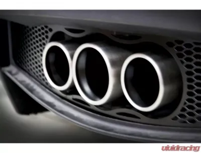 Tubi Style Central Exit Exhaust System w/EXCU & Grids Alfa Romeo 4C Coupe | 4C Spider 2013-2020 - TSALF4C13.050.VC