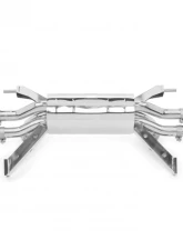 Tubi Style Stainless Steel Muffler w/o Valves Audi R8 4.2 V8 2007-2011                                     - TSAUR8C06.000.AN - Image 5
