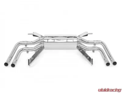 Tubi Style Stainless Steel Muffler w/o Valves Audi R8 4.2 V8 2007-2011 - TSAUR8C06.000.AN
