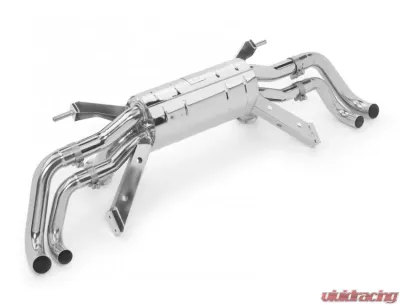 Tubi Style Stainless Steel Muffler w/o Valves Audi R8 V10 2009-2011 - TSAUR8V10.000.AN