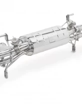 Tubi Style Stainless Steel Muffler w/Valves Audi R8 V10 2009-2011                                     - TSAUR8V10.000.A - Image 3