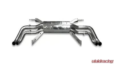 Tubi Style Exhaust Kit Without Valve Audi R8 5.2L V10 2009-2011 - TSAUR8V10GT.100.AN