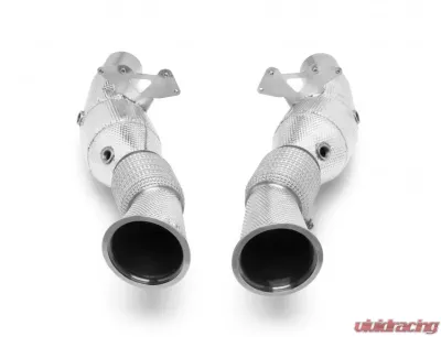 Tubi Style 300 Cells Catalytic Converters Kit Ferrari 296 GTB | GTS 2021-2025 - TSFE296S21.303.I