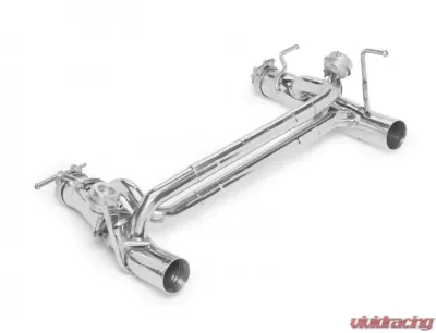 Tubi Style Stainless Steel Straight Pipe Exhaust with Valves Ferrari 488 GTB & Spider 2016-2020 - TSFE488GTBC15.004.AV