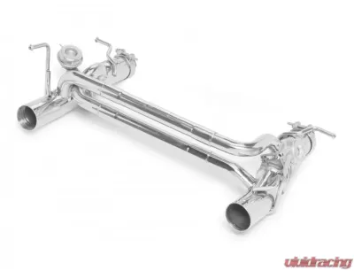 Tubi Style Stainless Steel Straight Pipe Exhaust with Valves Ferrari 488 GTB & Spider 2016-2020 - TSFE488GTBC15.004.AV