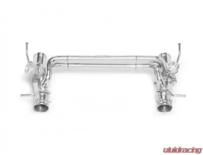 Tubi Style Stainless Steel Straight Pipe Exhaust with Valves Ferrari 488 GTB & Spider 2016-2020 - TSFE488GTBC15.004.AV
