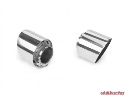 Tubi Style 130mm Polished End Tip Abarth 500 | 595 | 695 2008+ - TSLUC130.024.A