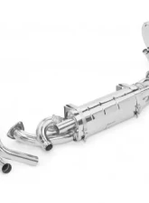 Tubi Style Stainless Steel Side and Center Exhaust w/Valve Porsche 991.1 Carrera S 2012-2016                                     - TSPO991C12.003.A - Image 2