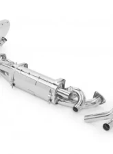 Tubi Style Stainless Steel Side and Center Exhaust w/Valve Porsche 991.1 Carrera S 2012-2016                                     - TSPO991C12.003.A - Image 3