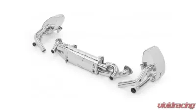 Tubi Style Stainless Steel Side and Center Exhaust w/Valve Porsche 991.1 Carrera S 2012-2016 - TSPO991C12.003.A