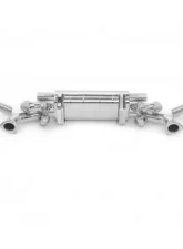 Tubi Style Stainless Steel Side and Center Exhaust w/Valve Porsche 991.1 Carrera S 2012-2016                                     - TSPO991C12.003.A - Image 4