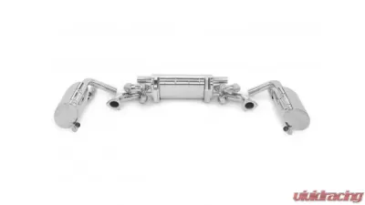 Tubi Style Stainless Steel Side and Center Exhaust w/Valve Porsche 991.1 Carrera S 2012-2016 - TSPO991C12.003.A