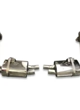 Tubi Style Stainless Steel Valveless Rear Mufflers Porsche 718 Boxster | Cayman 2017-2019                                     - TSPOBOXS16.001.A - Image 3