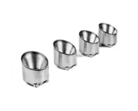Tubi Style 130mm Sandblasted End Tip Abarth 500 | 595 | 695 2008+